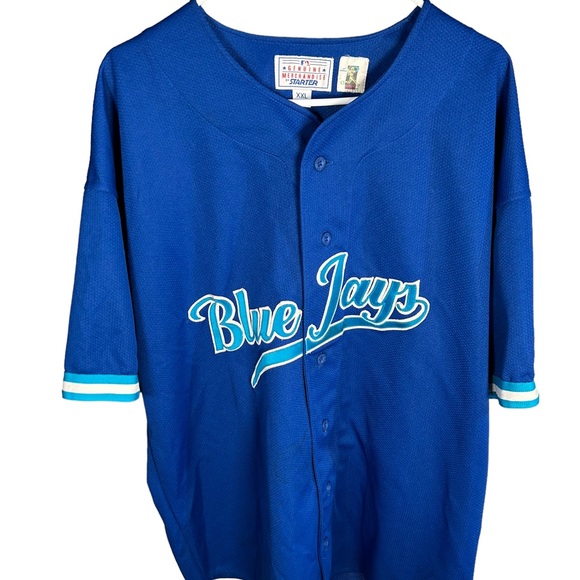 STARTER Shirts Vintage 9s Starter Roger Clemens Blue Jays Jersey